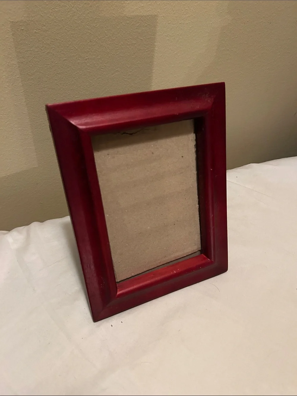 Classic Red Wood Photo Frame - Unbranded
